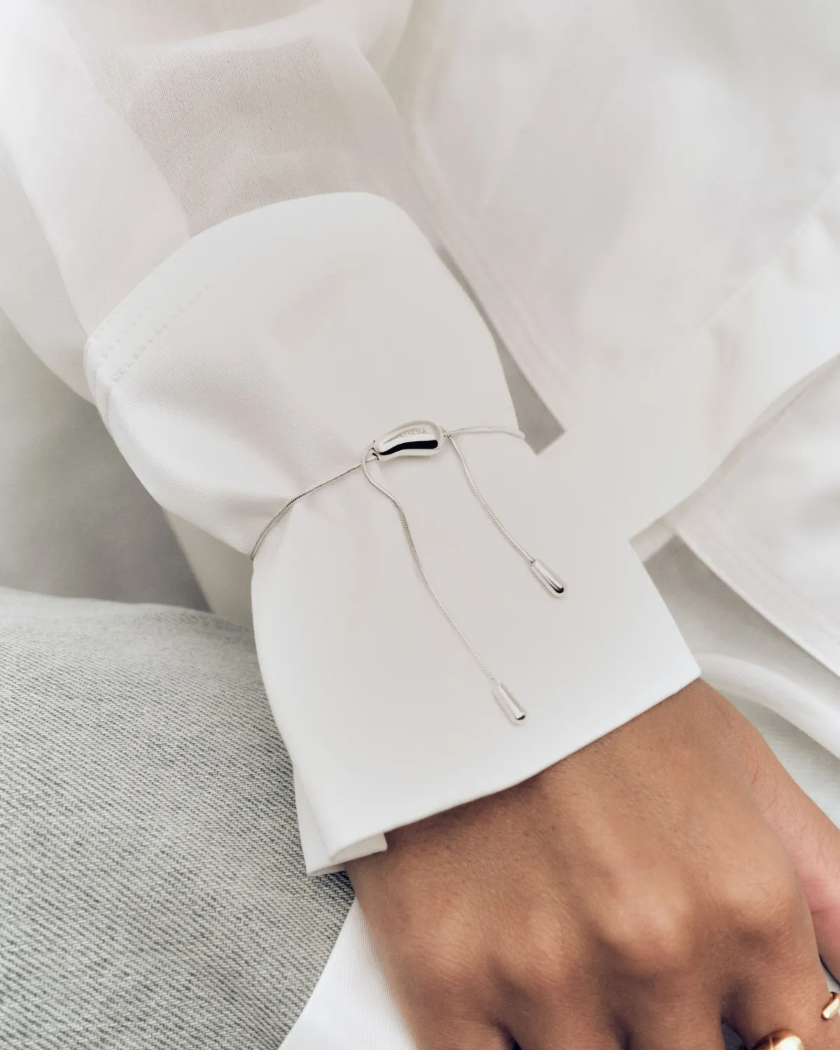 PDPAOLA Rodeo bracelet coulissant argent 25 cm