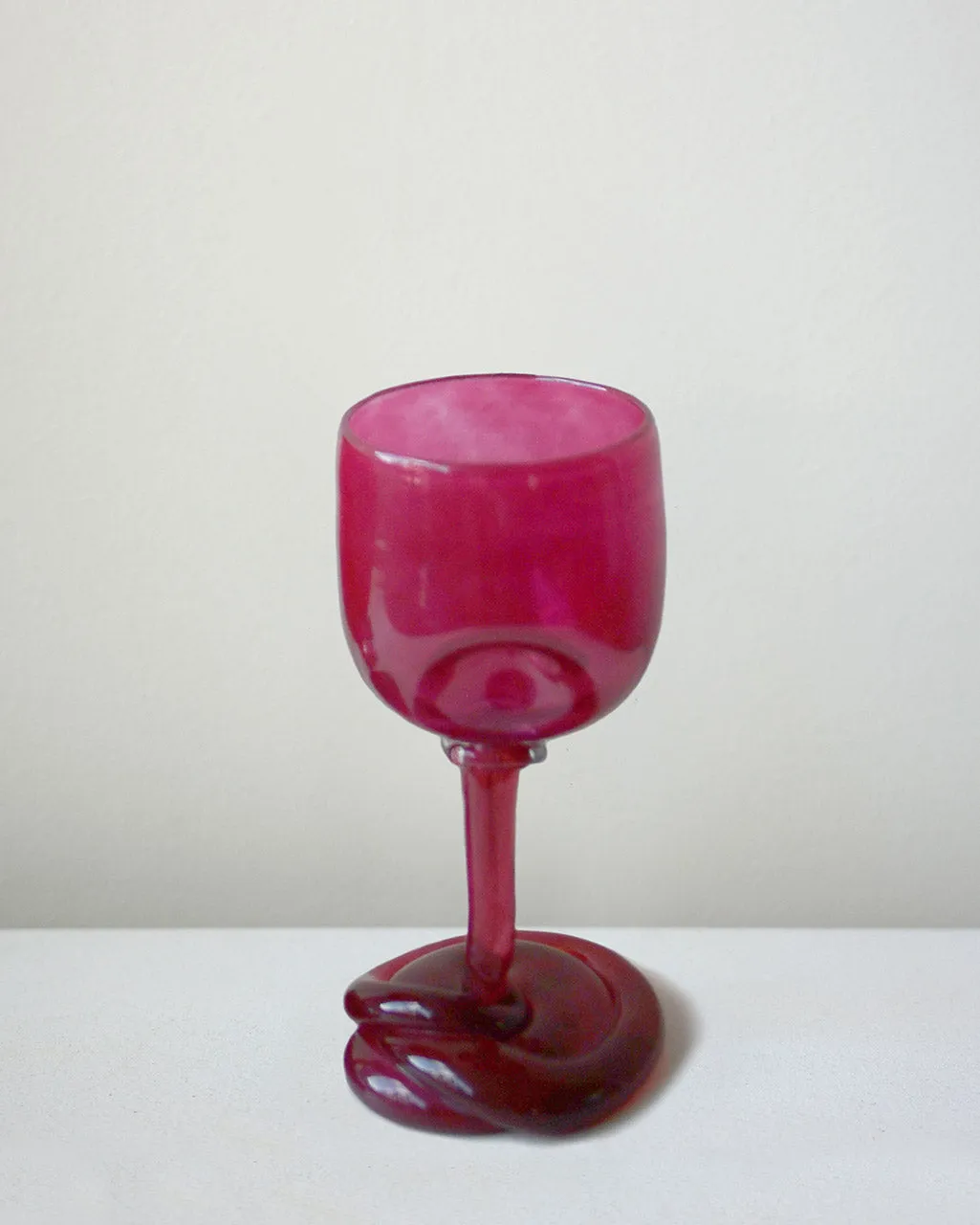 Completedworks Thaw set 4 verres à vin recyclé multicolore