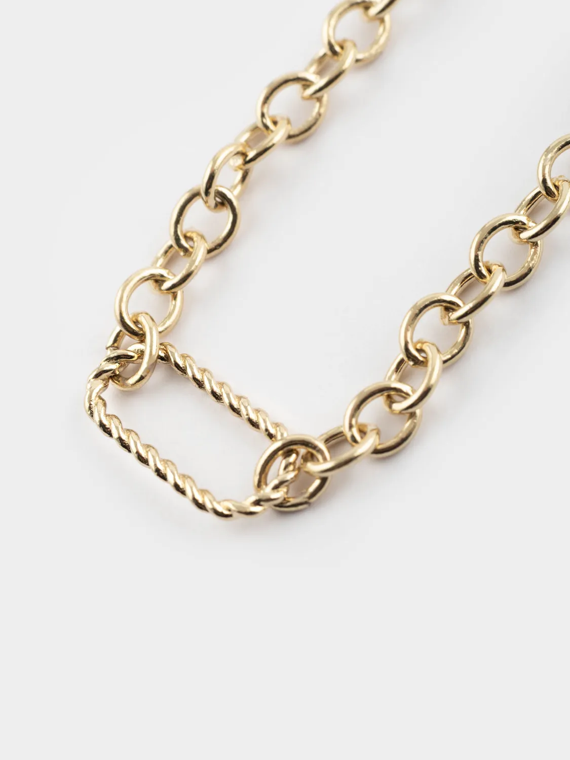 Nach Bijoux Mix and Match collier chaîne maillons doré
