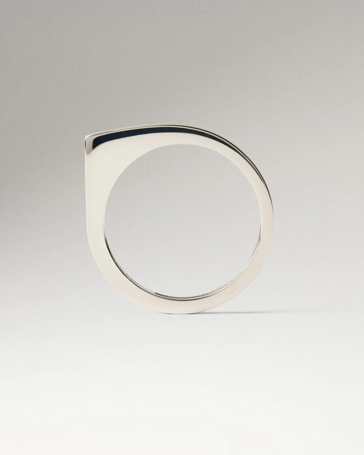 PDPAOLA Oda bague anneau argent fin 1,5 mm
