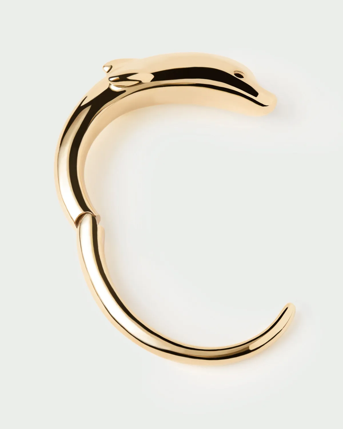PDPAOLA Dolphin bracelet jonc doré 16 mm