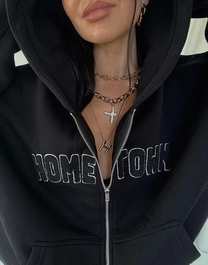 Astrid & Miyu Initial Bold H collier pendentif doré