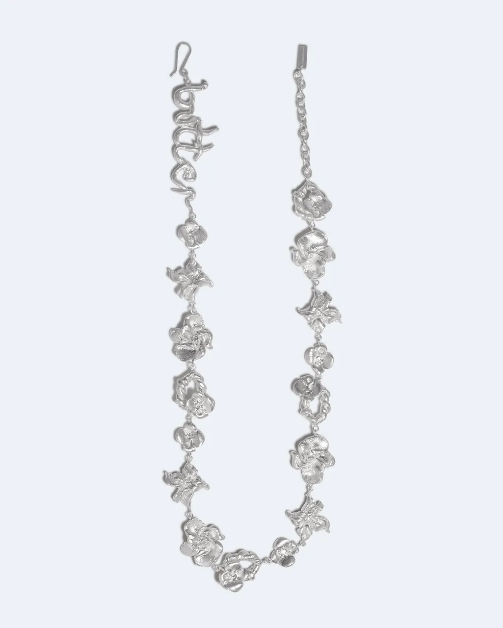 Completedworks Tributaries collier argenté ras de cou