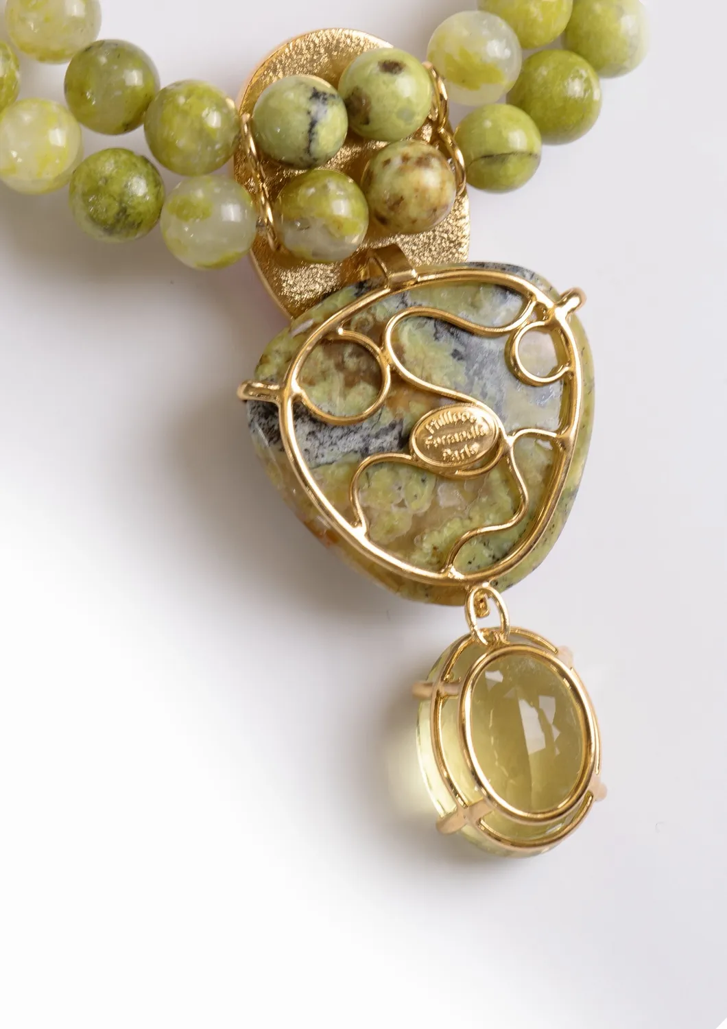 Philippe Ferrandis Pièces Uniques collier deux rangs pièce unique créateur