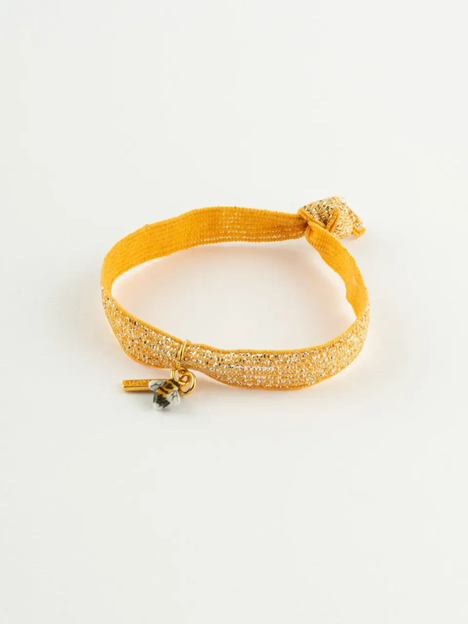 Nach Abeille bracelet twistband élastique orange