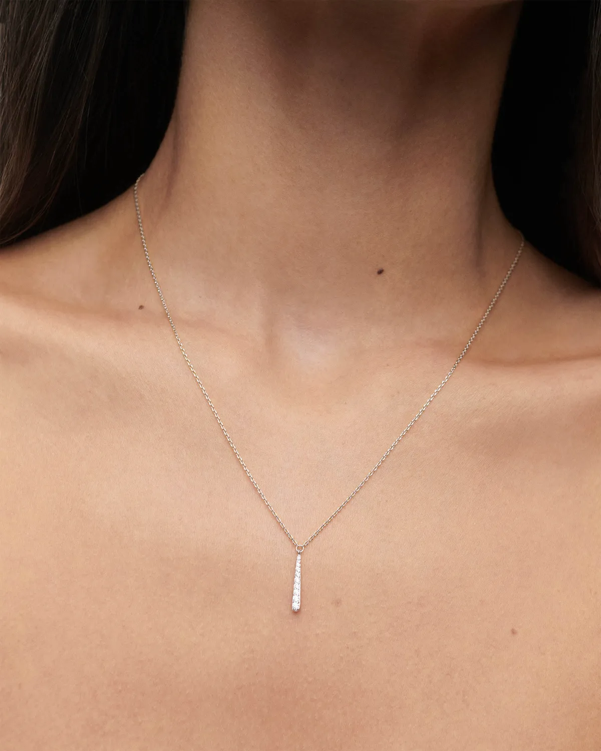 PDPAOLA Olga collier zirconia blanche réglable