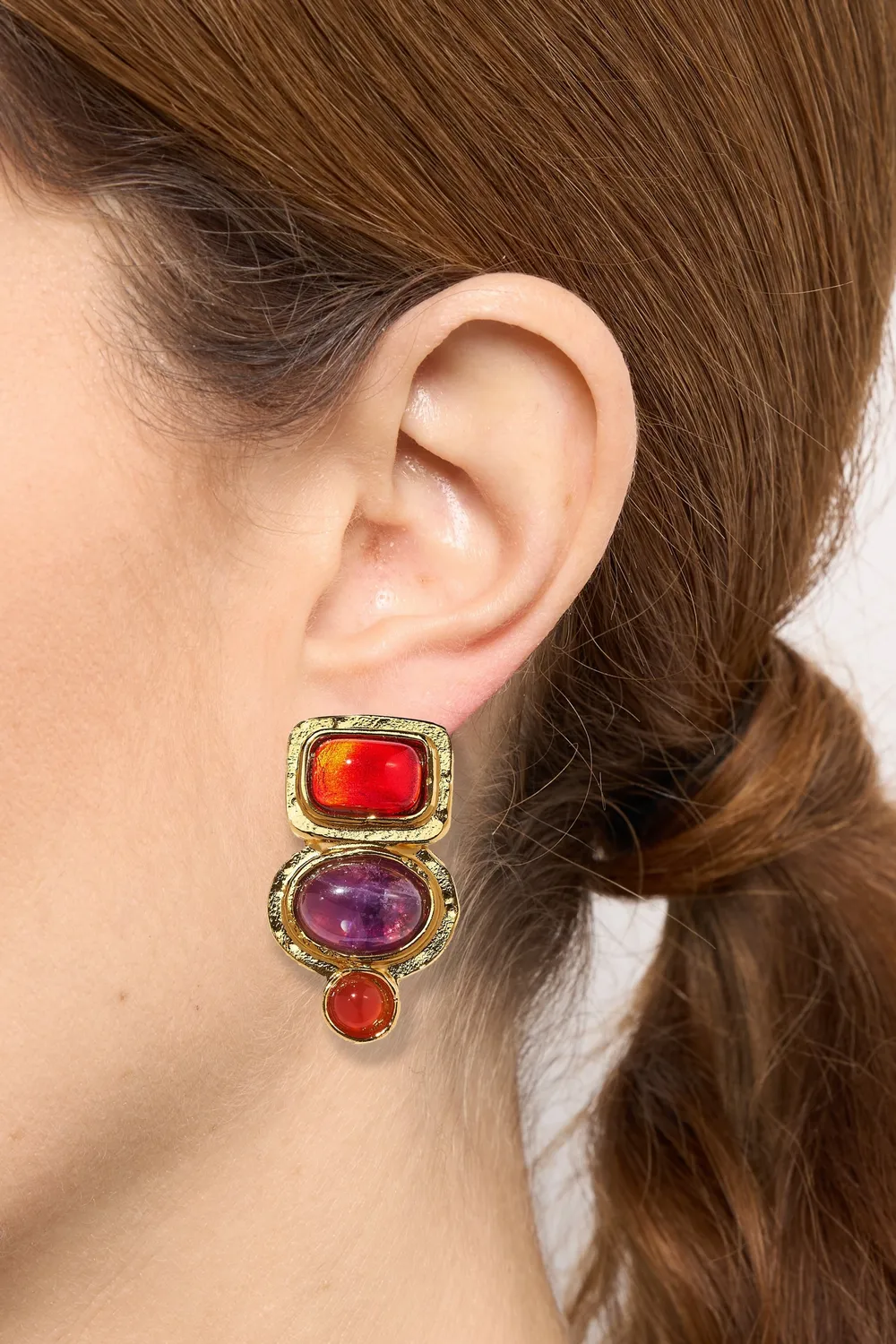 Philippe Ferrandis Baléares boucles d'oreilles clips