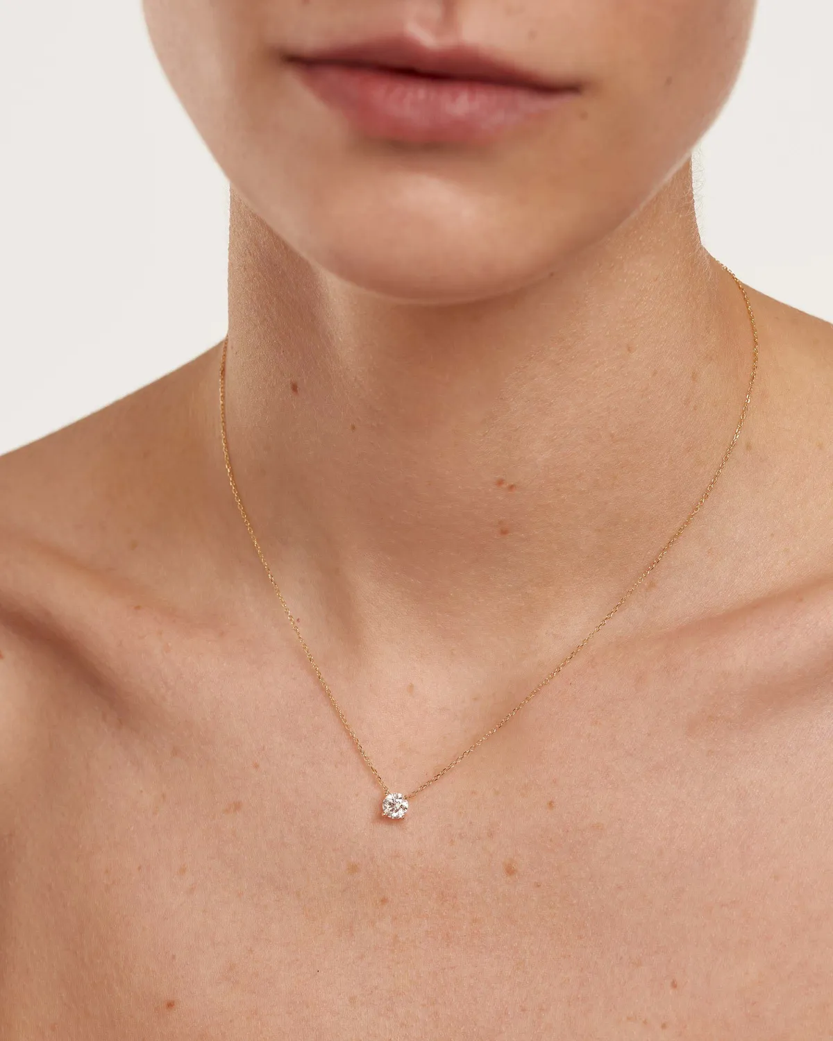 PDPAOLA Solitaire Supreme collier or diamant 0,50 ct