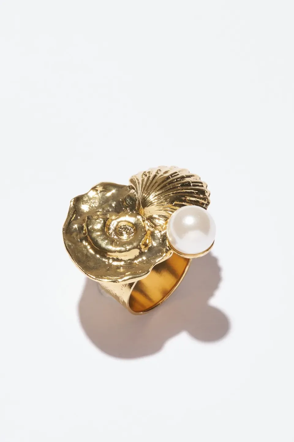 Philippe Ferrandis Minorca bague ajustable dorée créateur