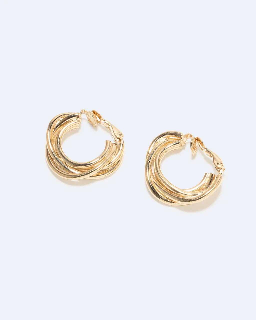 Completedworks Encounter boucles clips vermeil doré