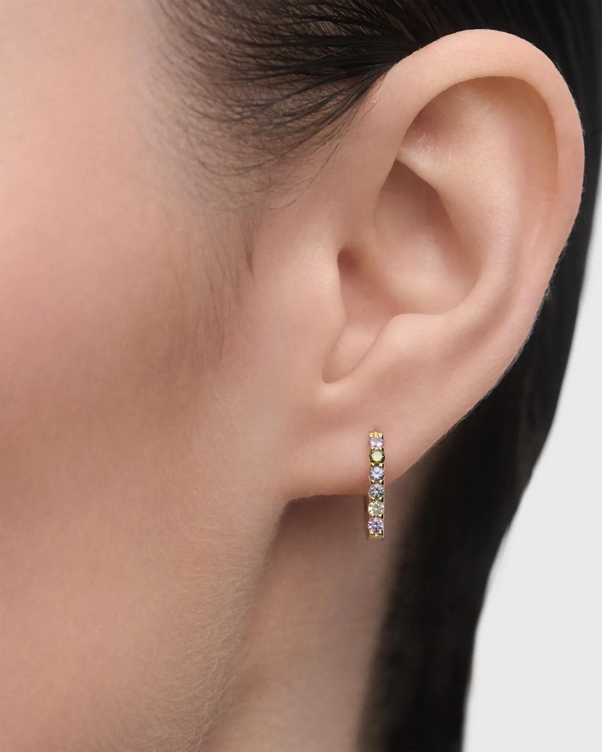 PDPAOLA Oda créoles multicolores 14,5 mm