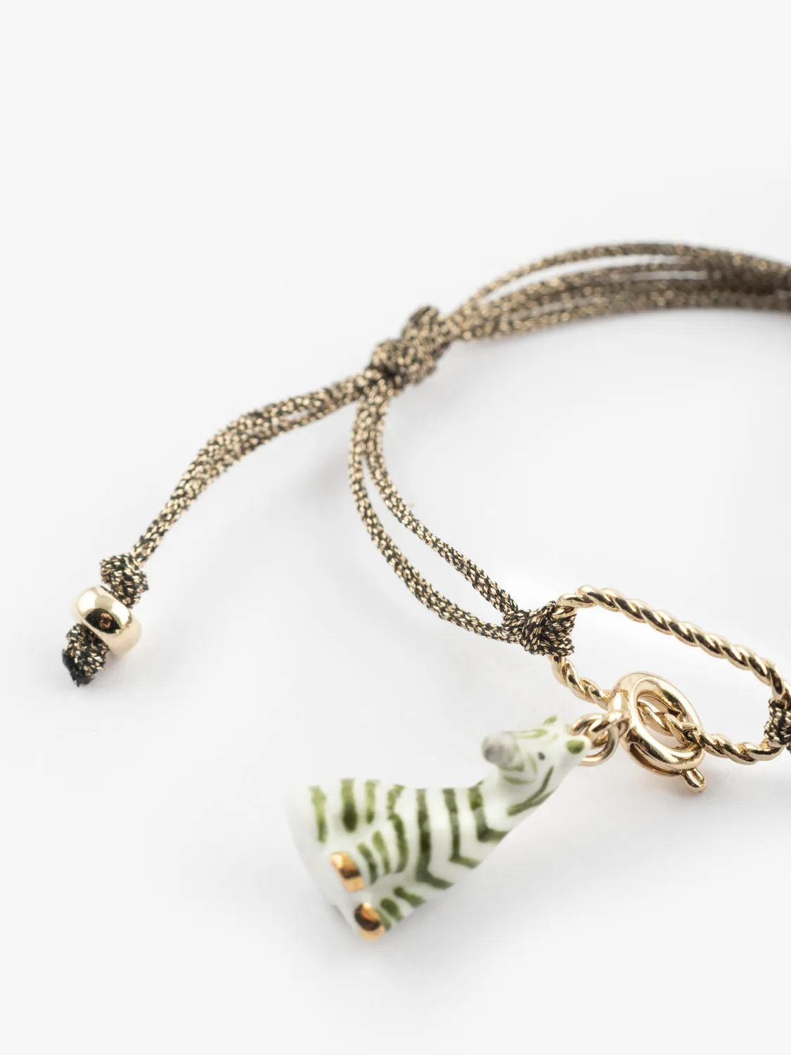 Nach Bijoux Mix and Match bracelet cordon doré personnalisable