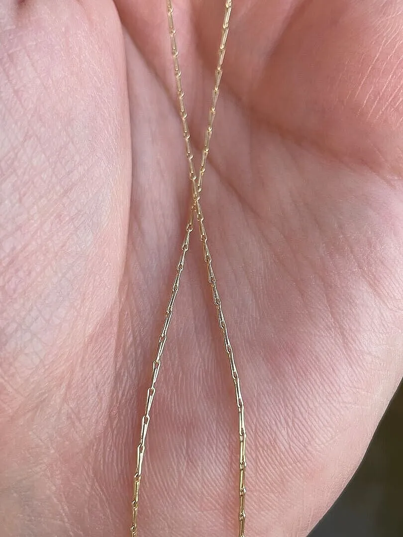 Astrid & Miyu Marylebone collier chaîne or massif