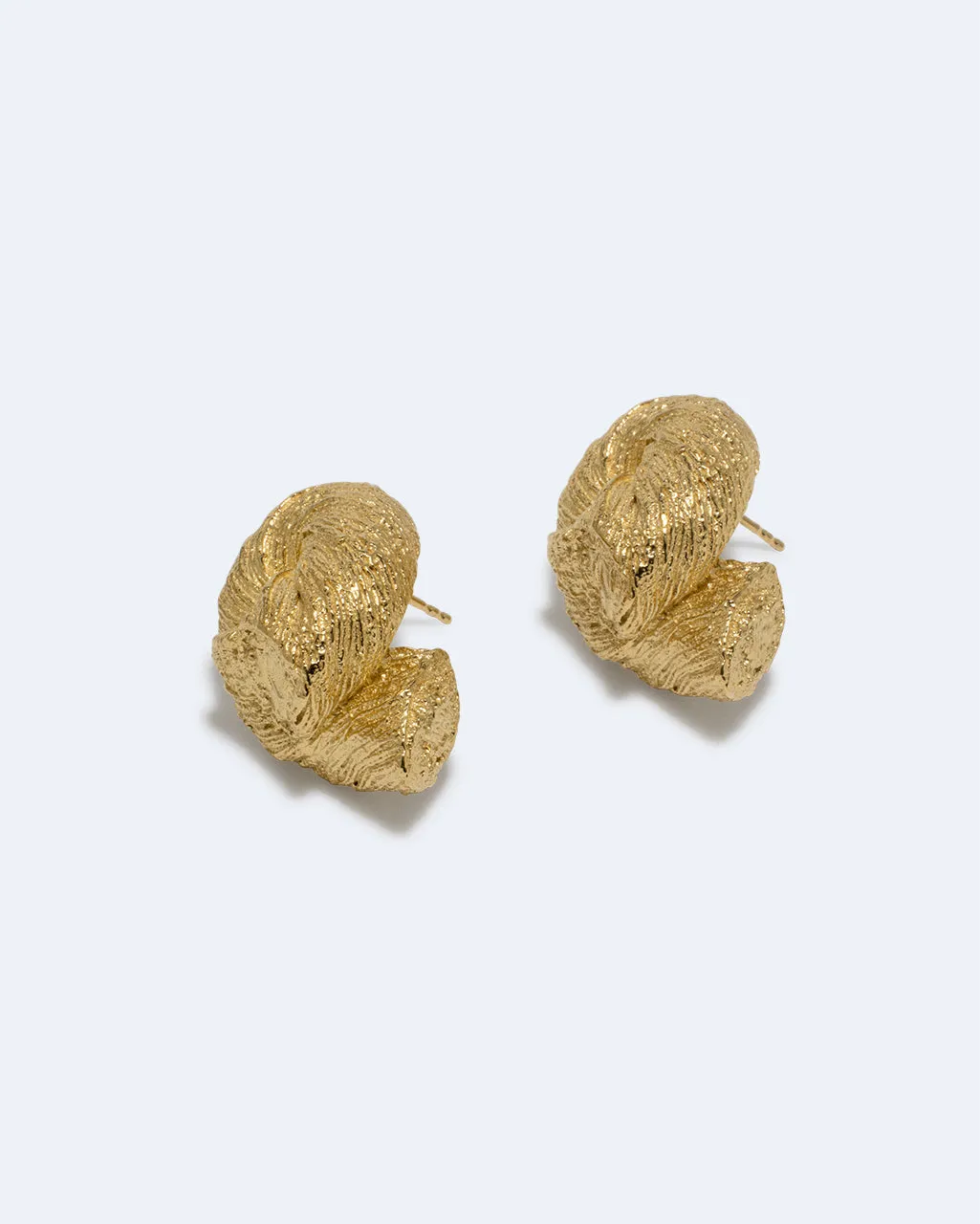 Completedworks Cord boucles plaqué or puces chute