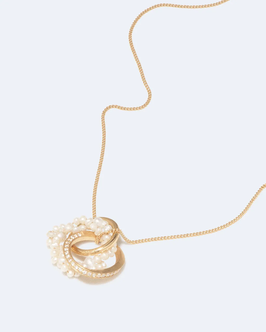 Completedworks Echoes collier pendentif perle topaze