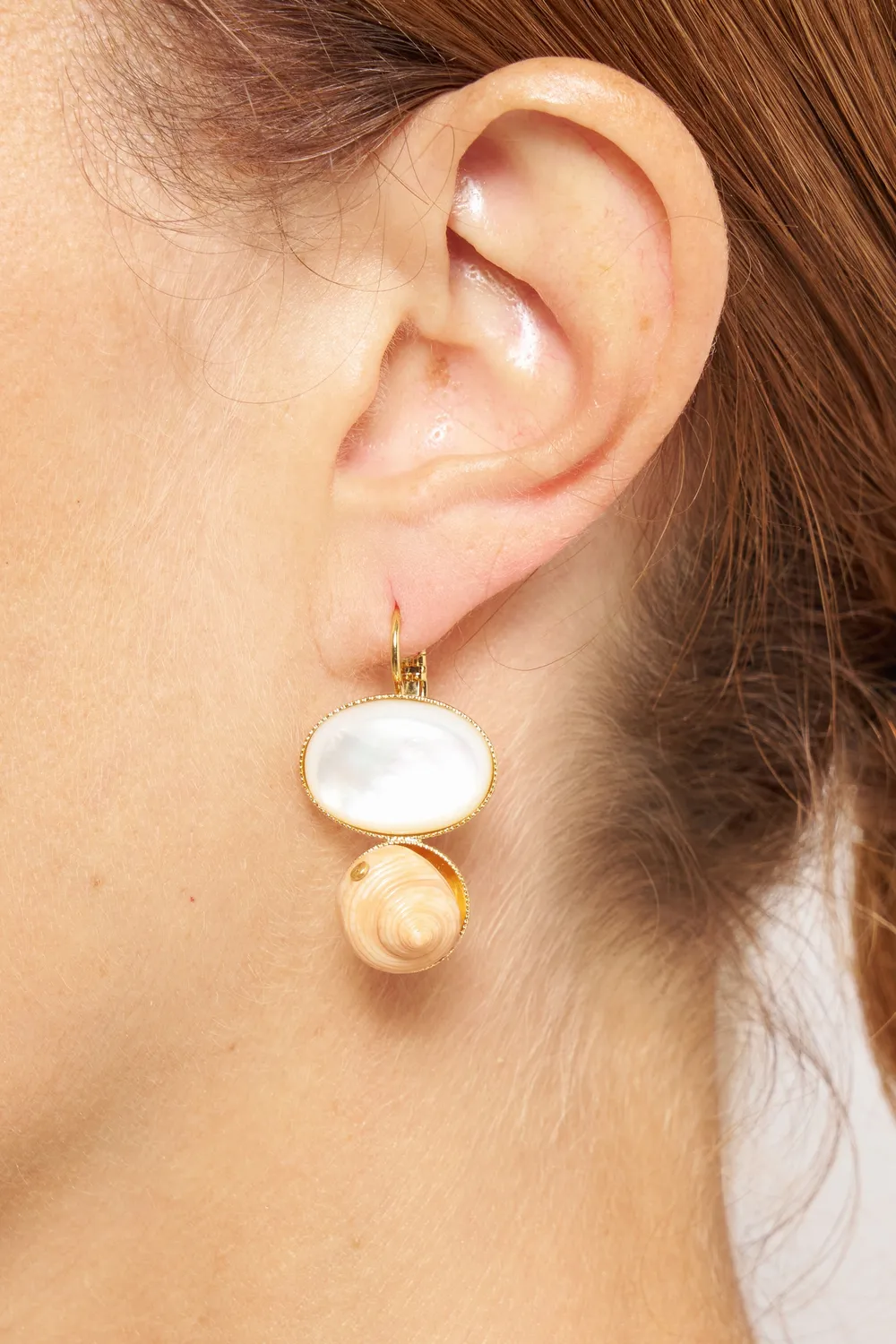 Philippe Ferrandis Corfou dormeuses boucles d'oreilles