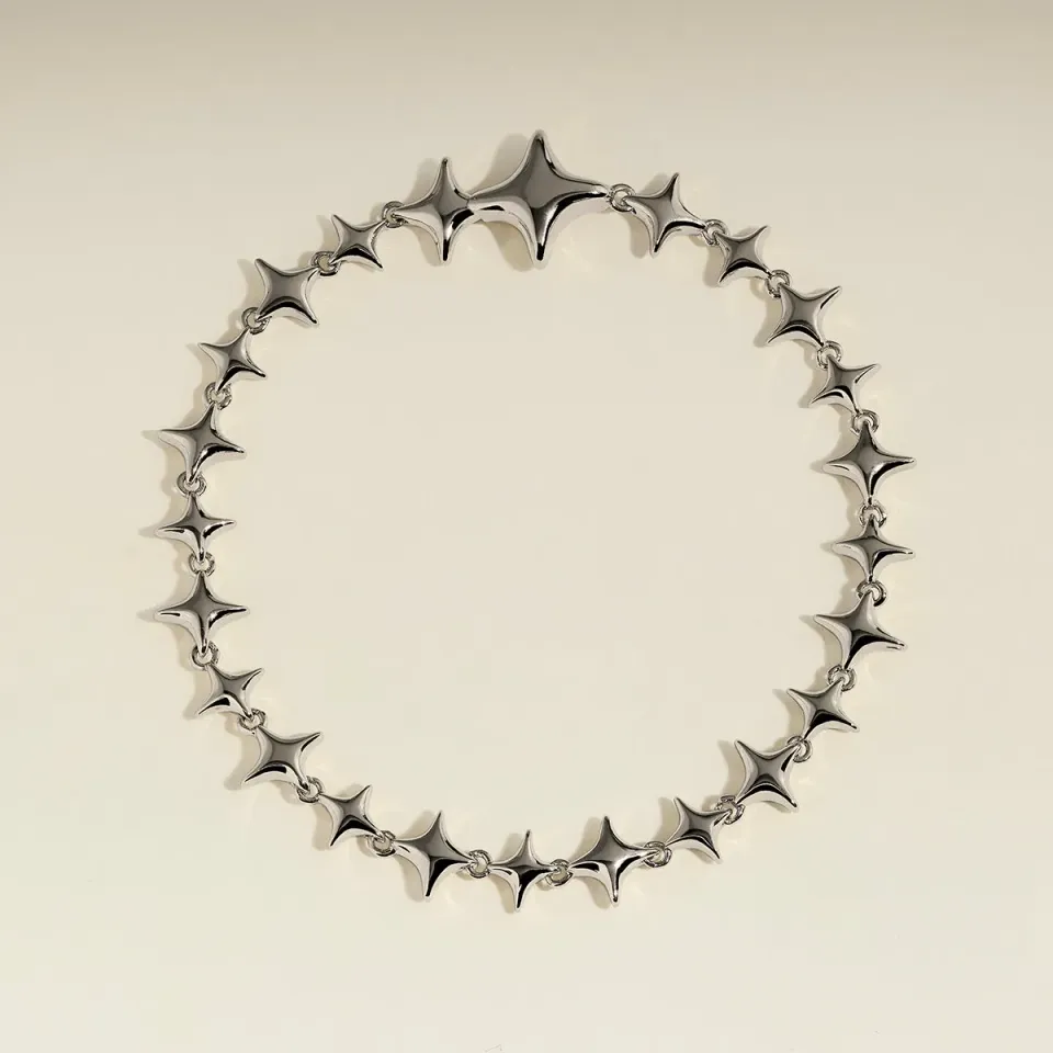 Astrid & Miyu Cosmic Star bracelet étoile argent