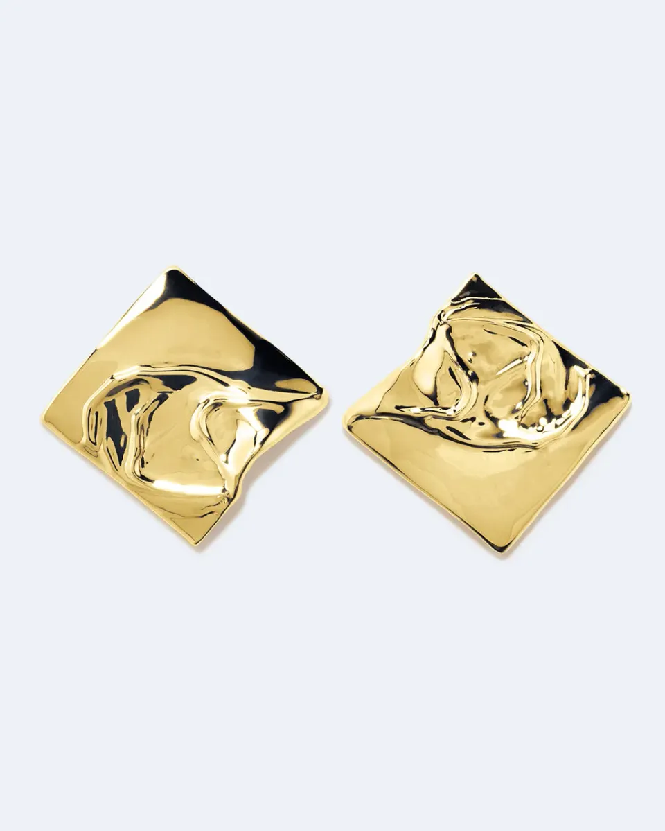Completedworks Overthinking Again boucles dépareillées vermeil or