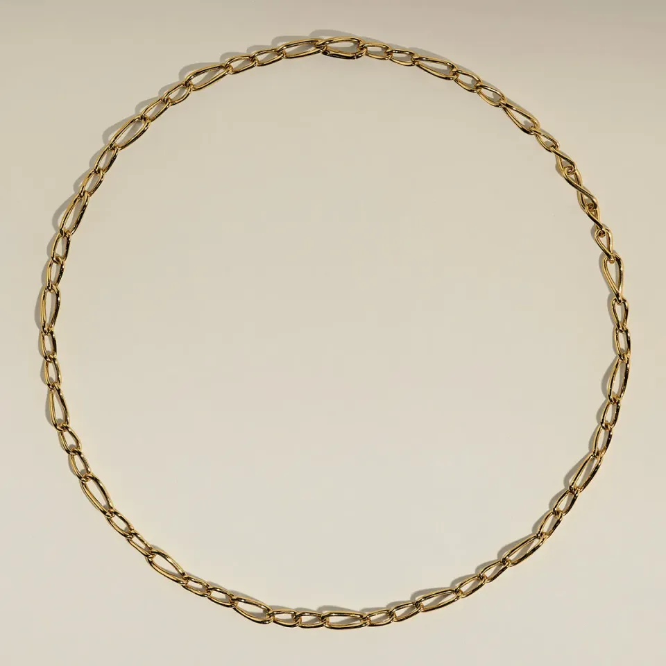 Astrid & Miyu Infinite Slim Chain collier chaîne fine or