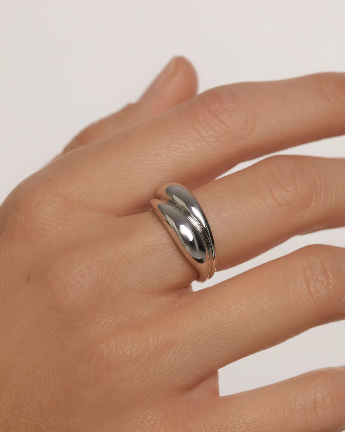 PDPAOLA Desire bague argent large sans pierre