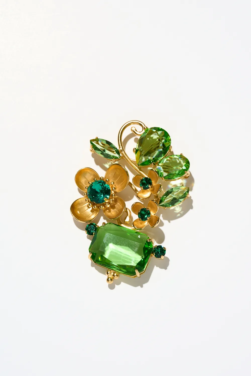 Philippe Ferrandis Eugenie grande broche smokey 7,5 cm