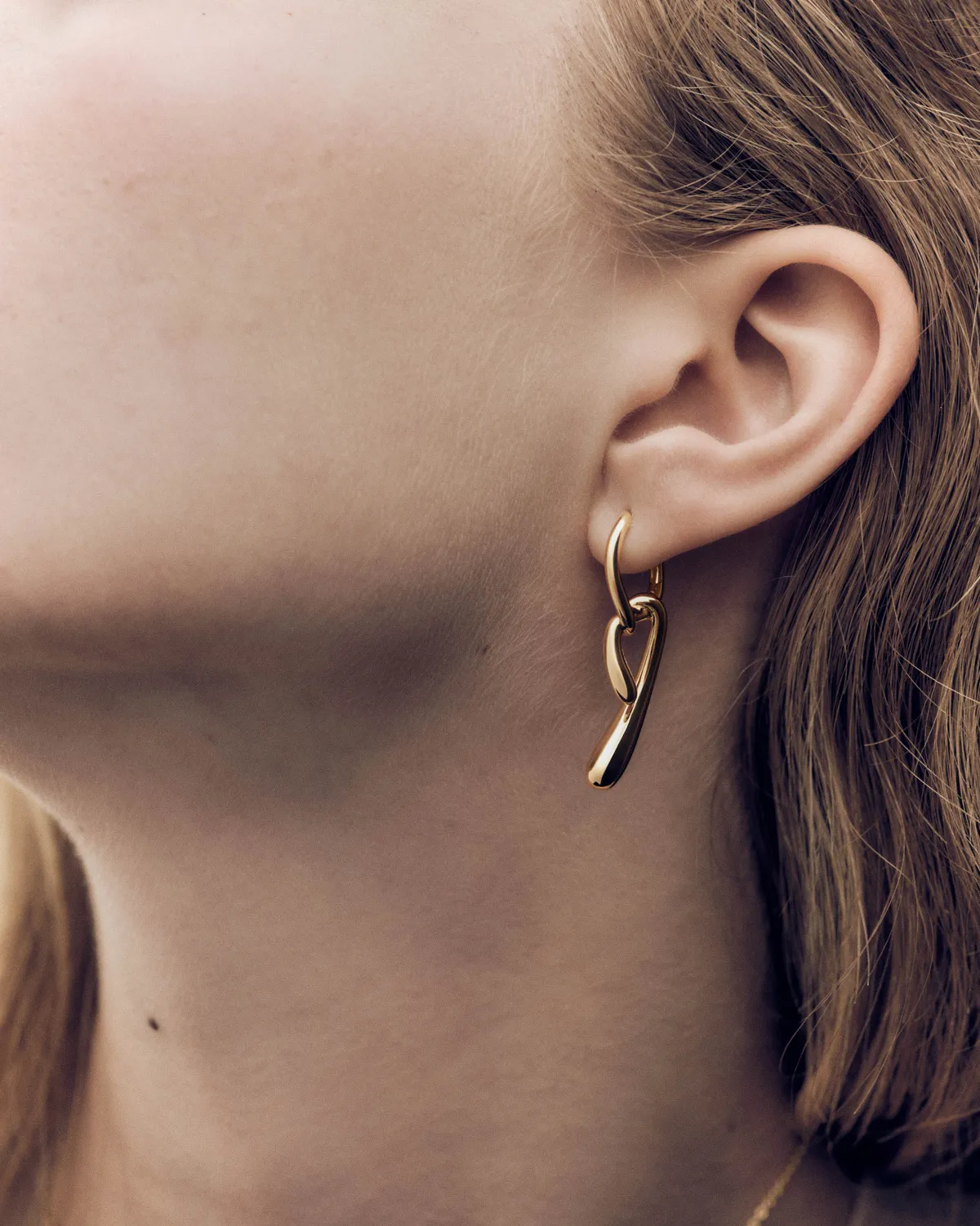 PDPAOLA Twist boucles d'oreilles torsadées longues
