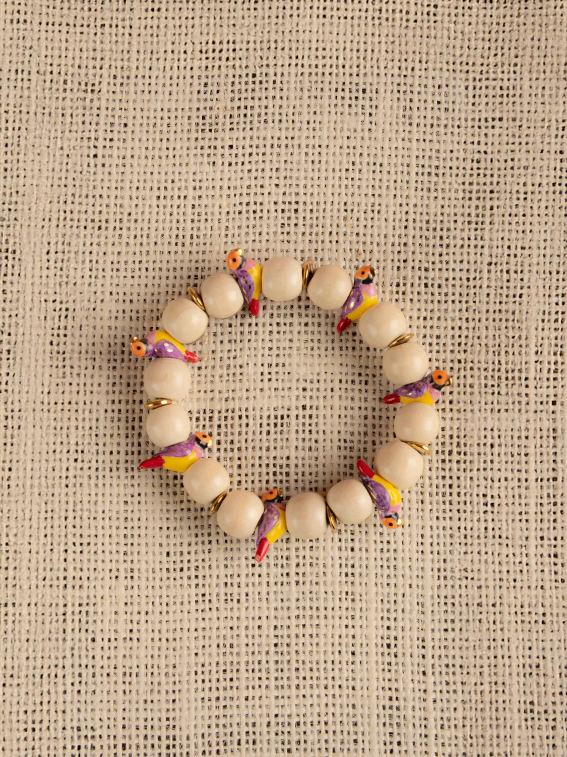 Nach Bijoux diamant de Gould bracelet porcelaine colore elastique