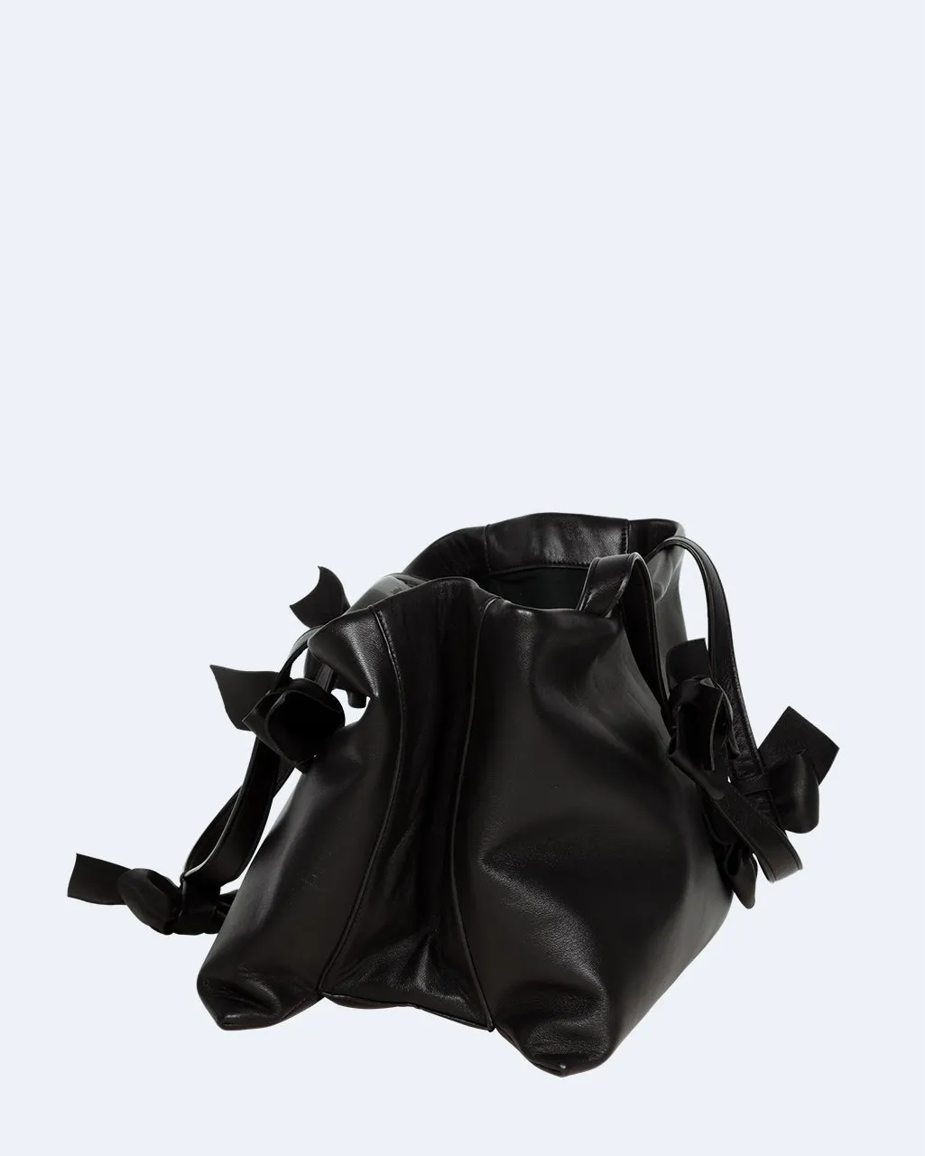 Completedworks Bows grand tote bag cuir noir nœuds
