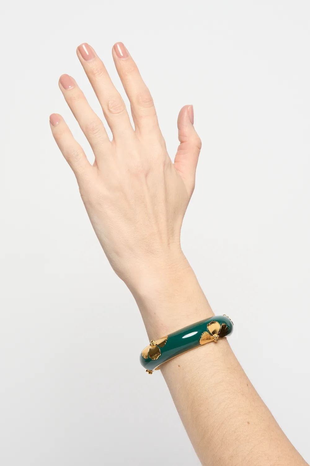 Philippe Ferrandis Magnolia jonc fin noir vert 13 cm