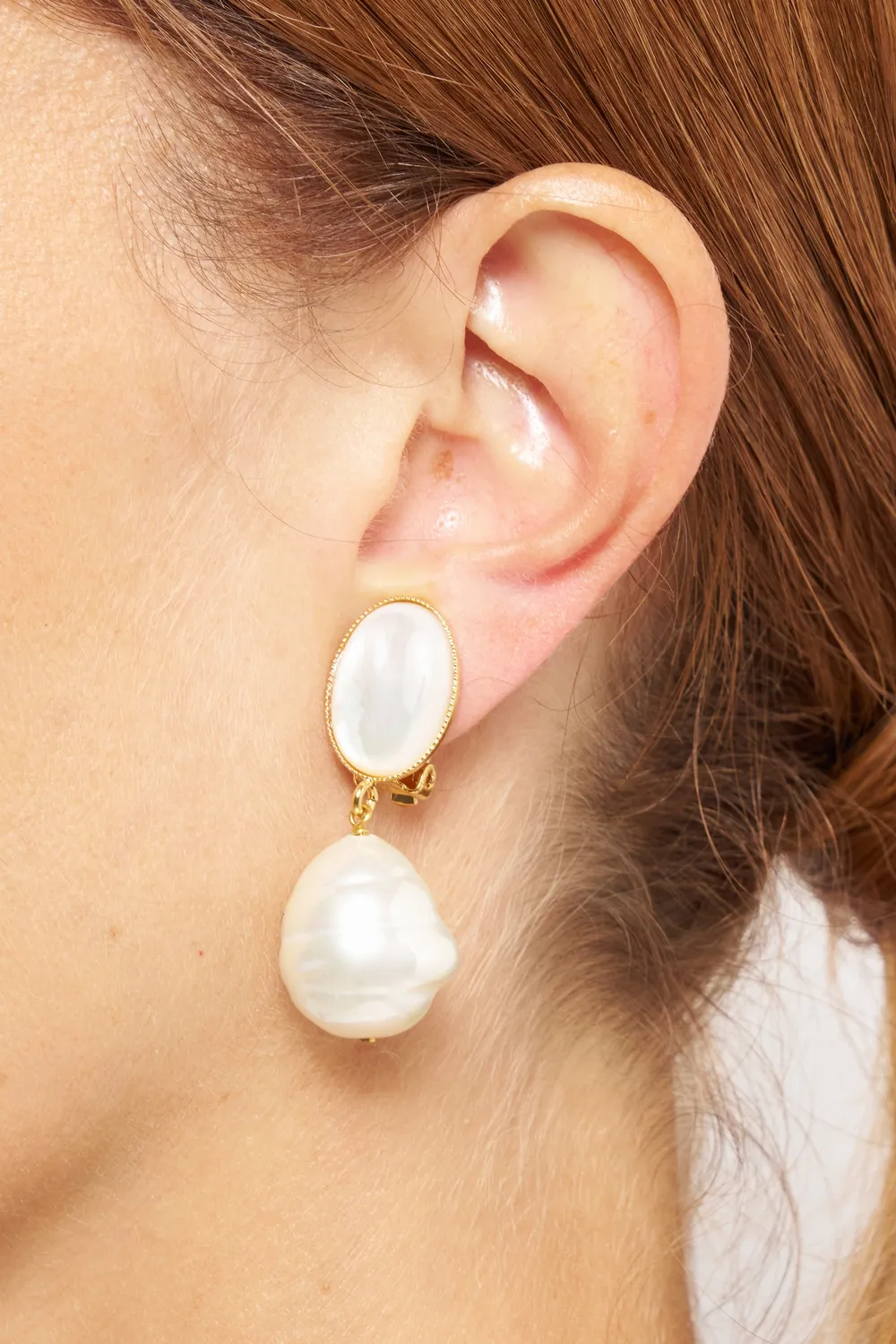 Philippe Ferrandis Corfou boucles clips médaillon