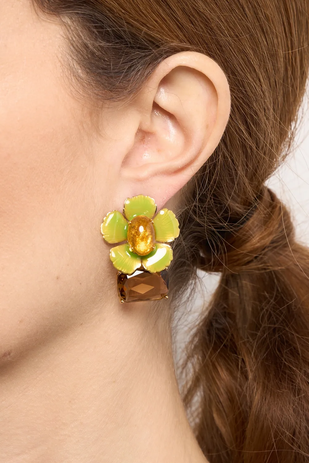Philippe Ferrandis Bagatelle boucles percées 3,5 cm