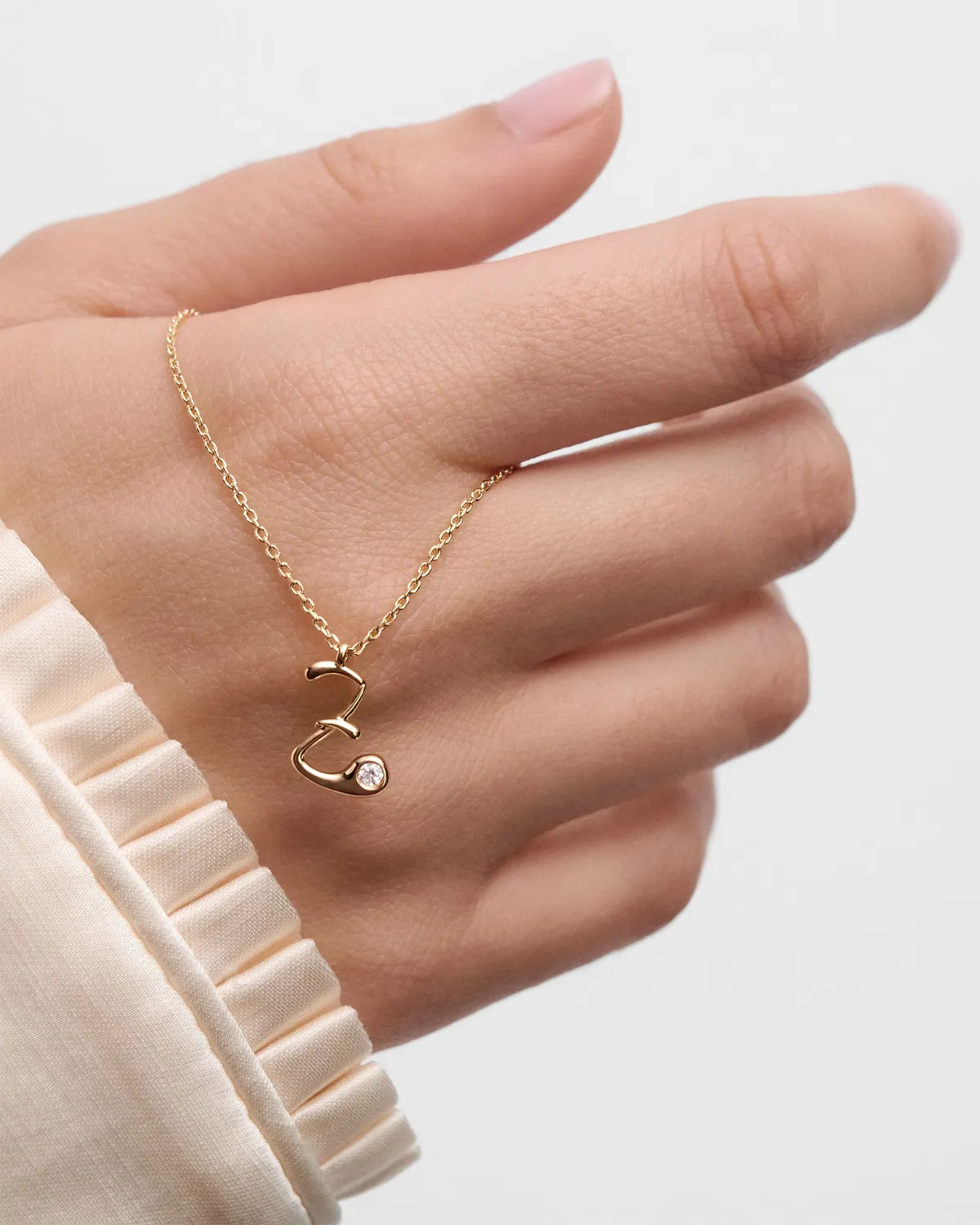 PDPAOLA Initial Z collier lettre doré 40-50 cm