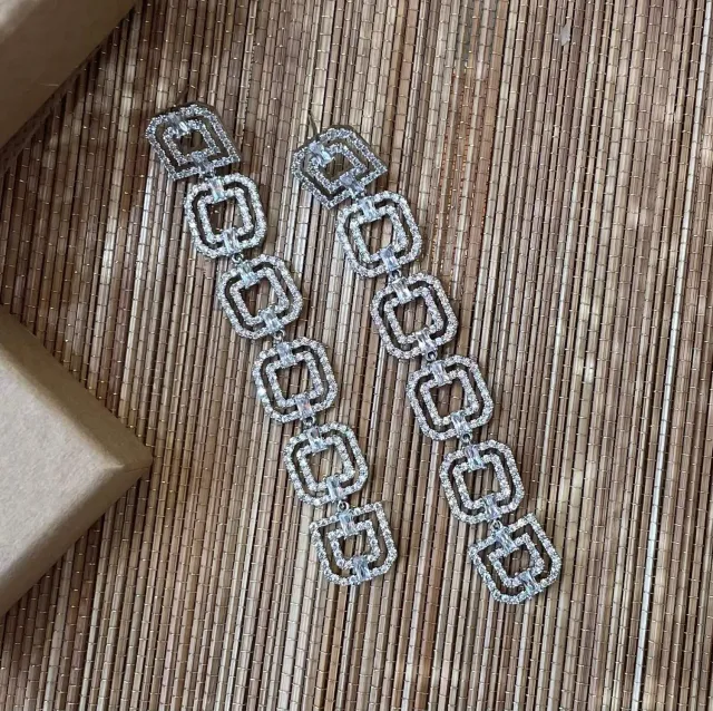 Nao de Paris Taylor boucles d’oreilles émeraude ruthénium