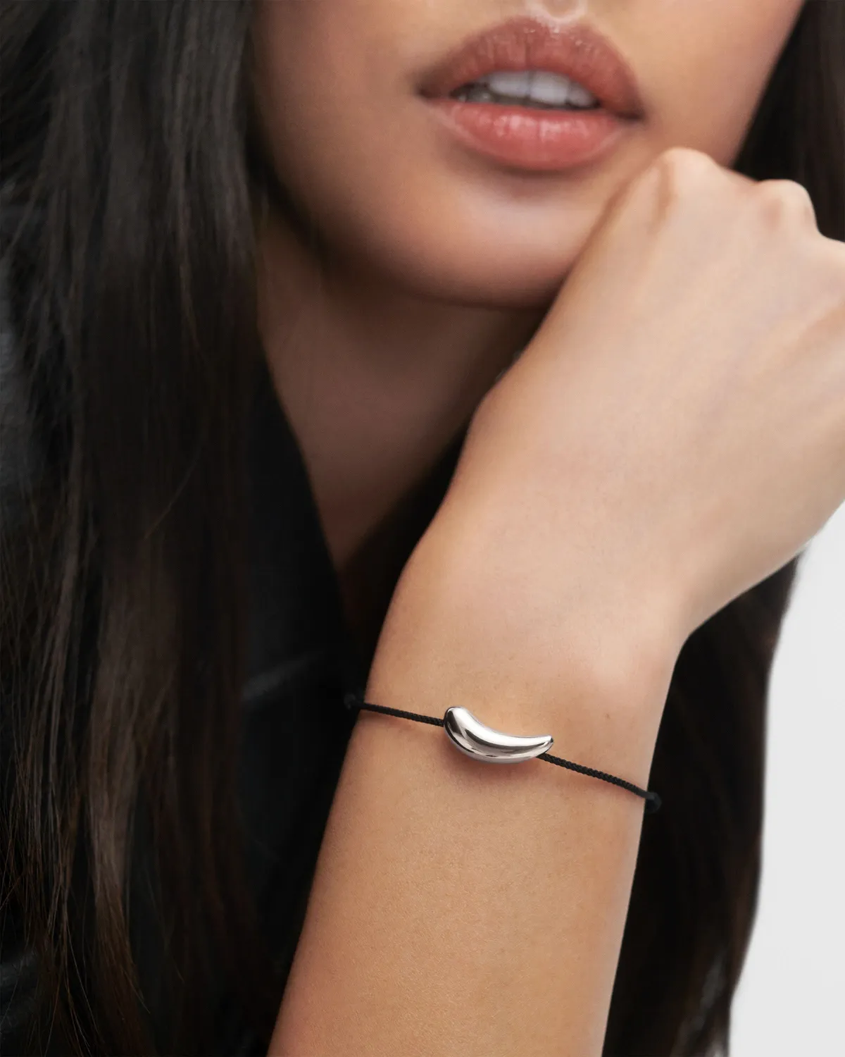 PDPAOLA Orbit bracelet cordon argent 11,5 cm