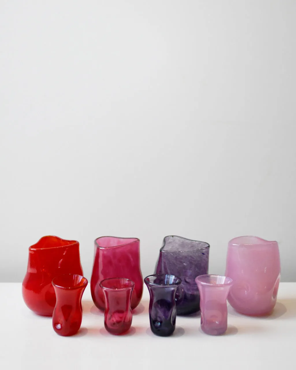 Completedworks Thaw lot 4 verres recyclé multicolore
