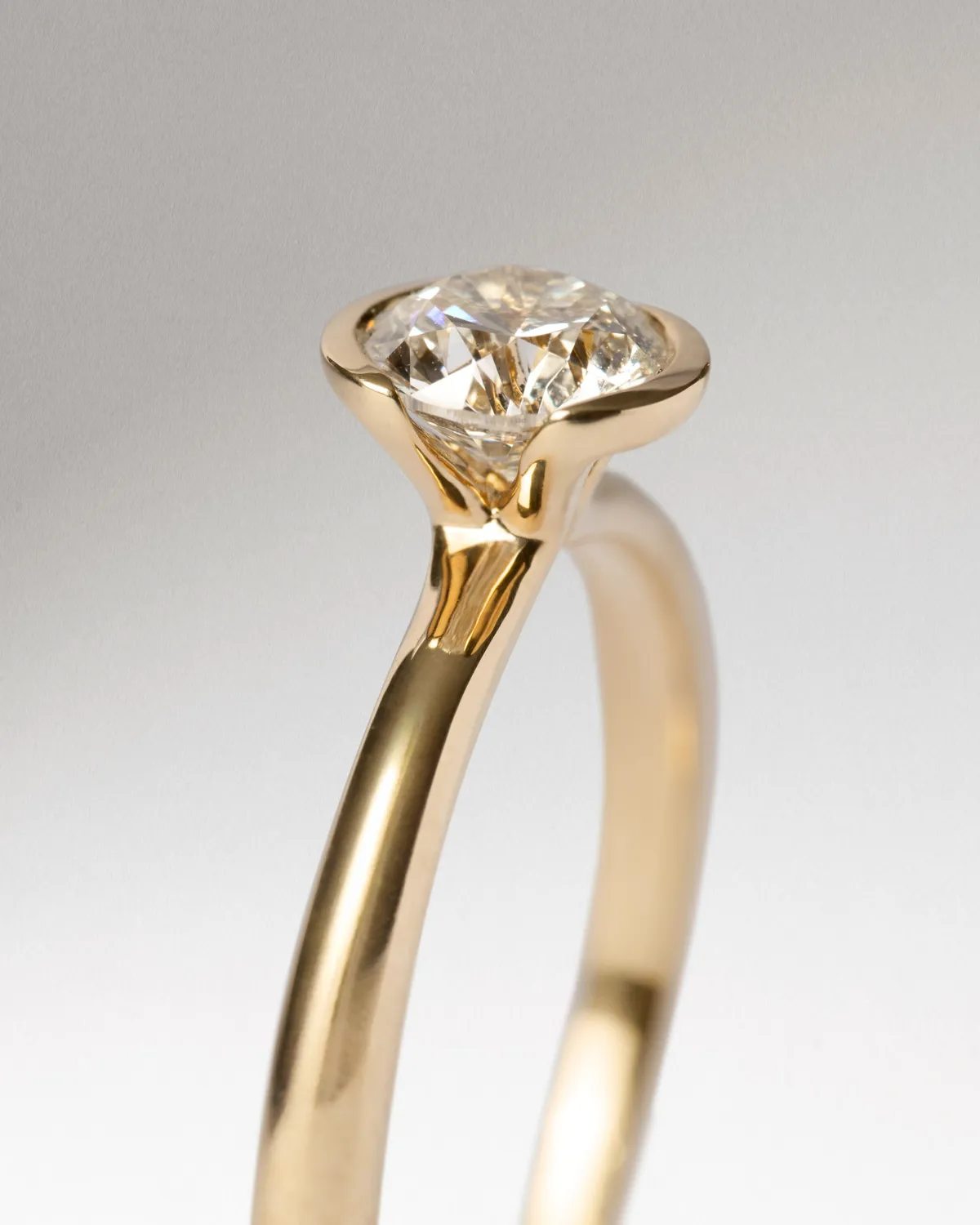 PDPAOLA Grace solitaire or jaune diamant 0,5 ct
