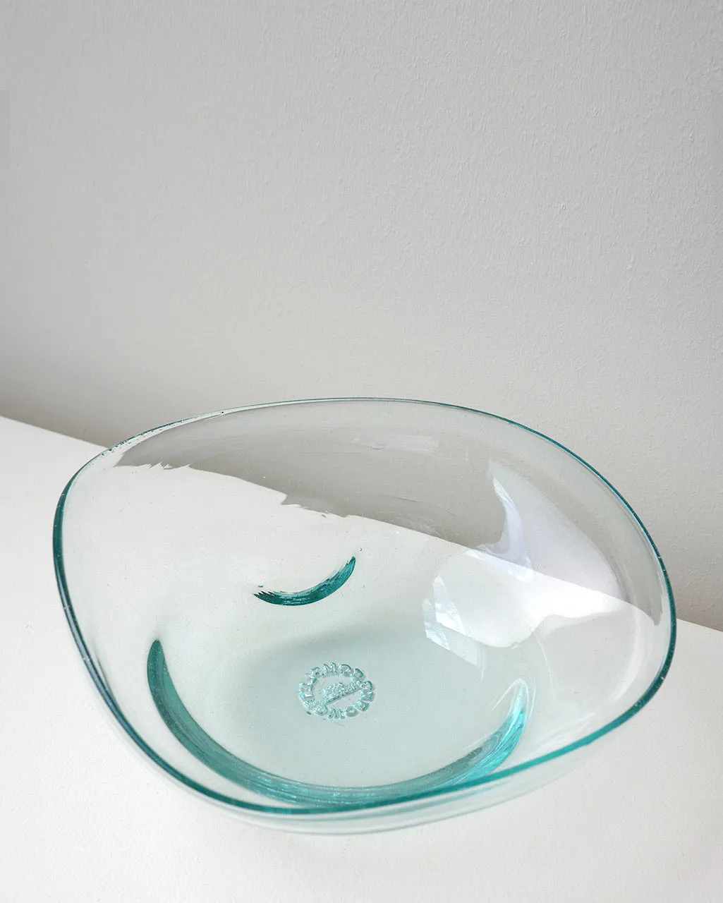 Completedworks The Fruit Bowl bol verre recyclé bleu