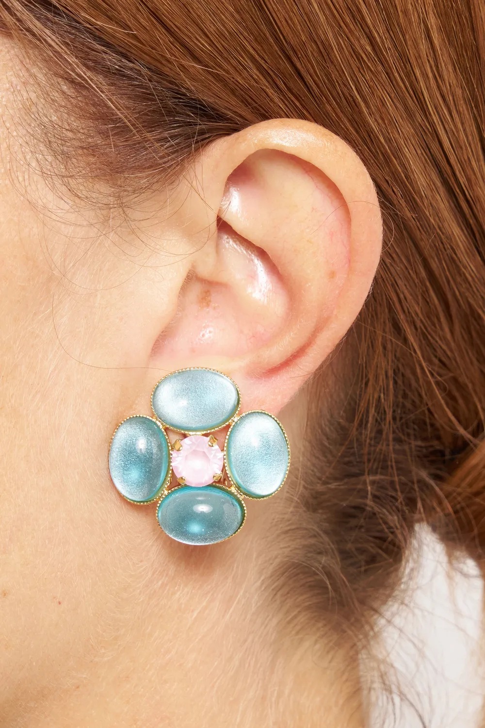 Philippe Ferrandis Sorbet clips boucles d’oreilles