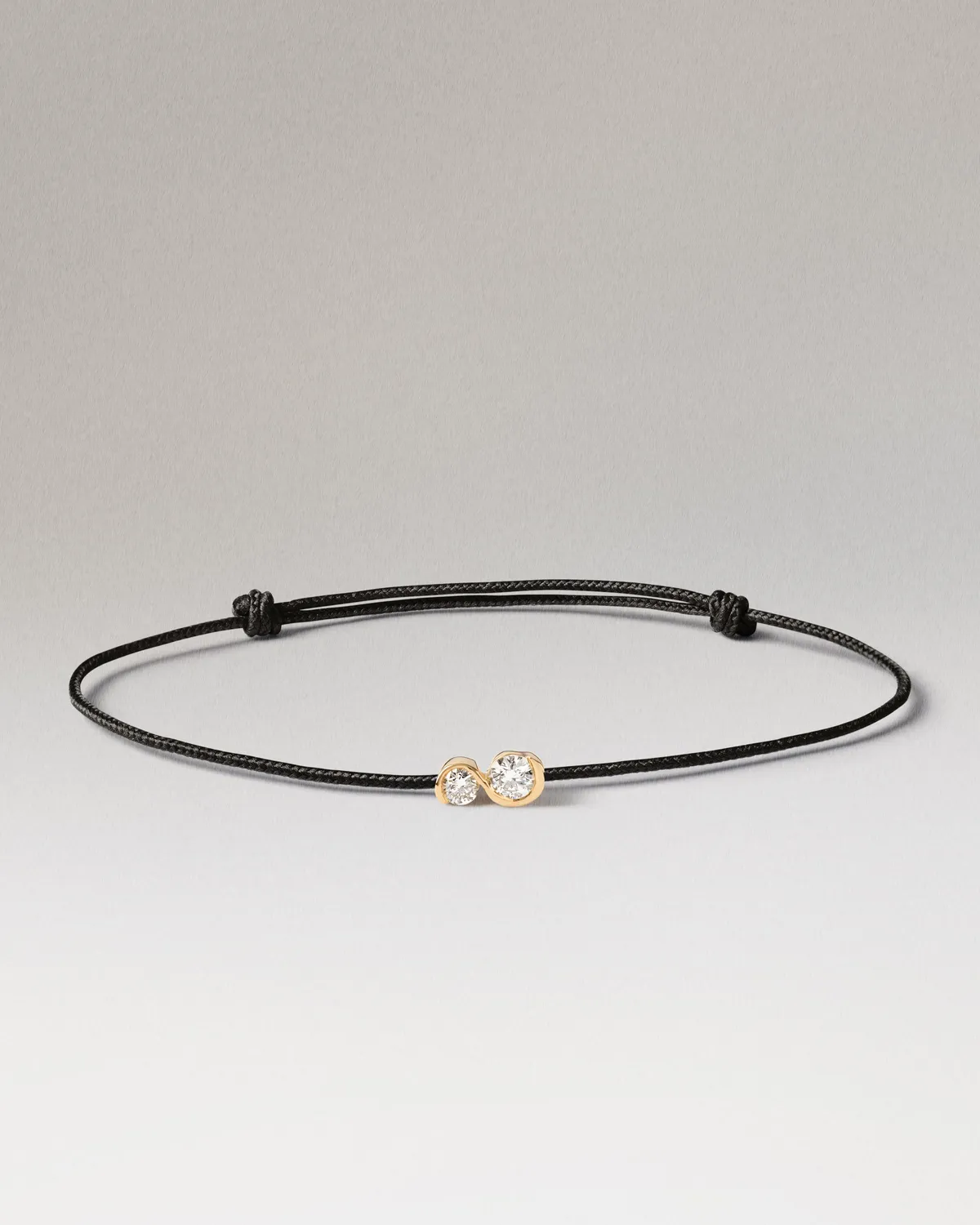 PDPAOLA Dafne Diamond bracelet cordon diamants or 18 carats