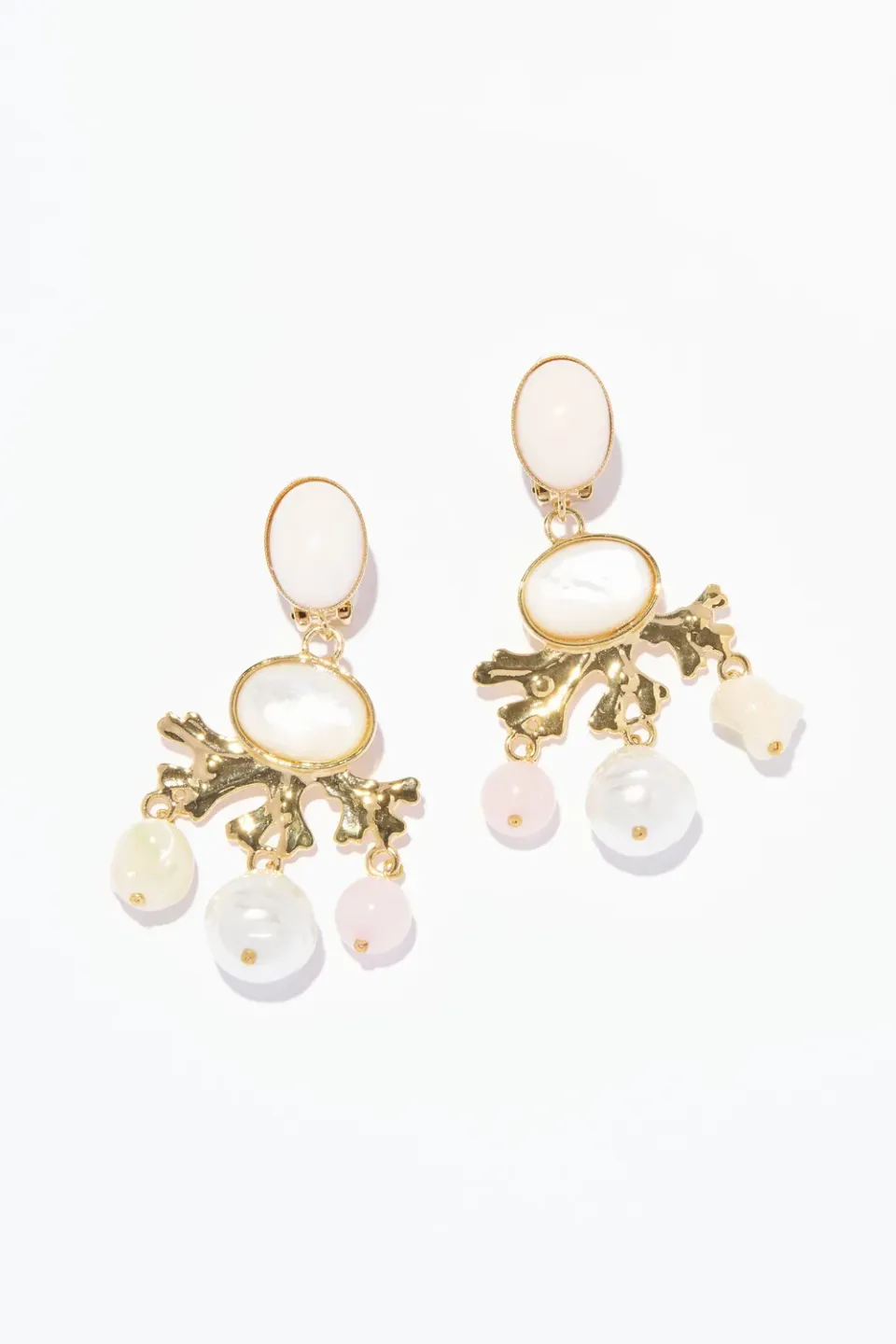 Philippe Ferrandis Corfou boucles clips dorées sans perçage
