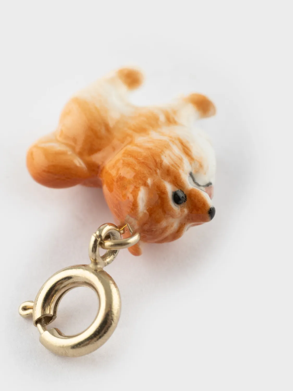 Nach Bijoux chien spitz charm’s porcelaine 2,7 cm