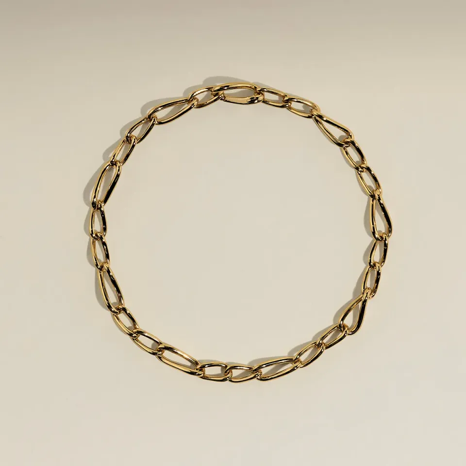 Astrid & Miyu Infinite Slim Chain bracelet or 16,5 cm