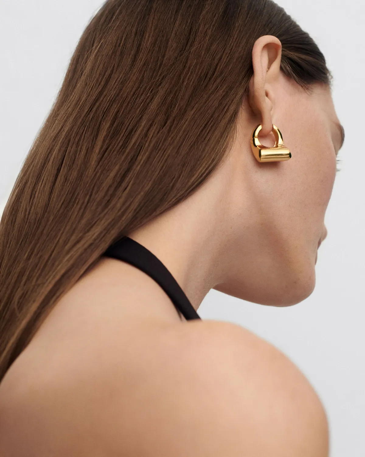 PDPAOLA Ibiza Hoops créoles épaisses plaqué or 24mm