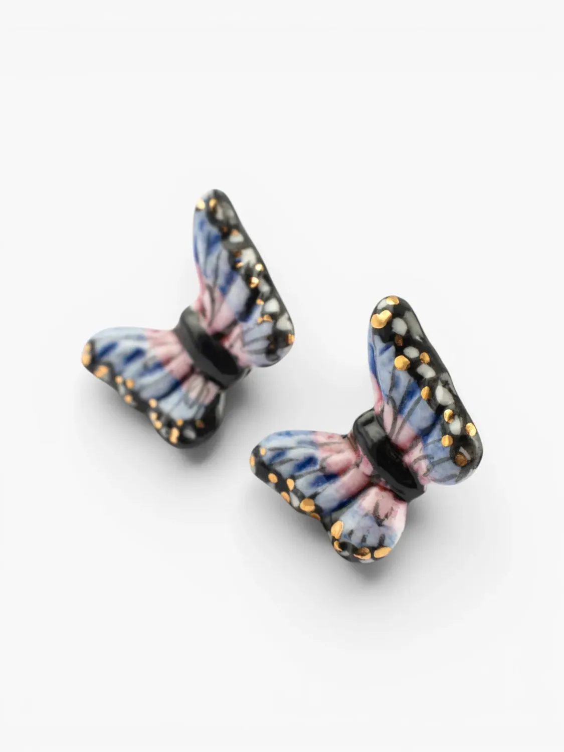 Nach Bijoux papillon de nuit boucles puces 1 cm