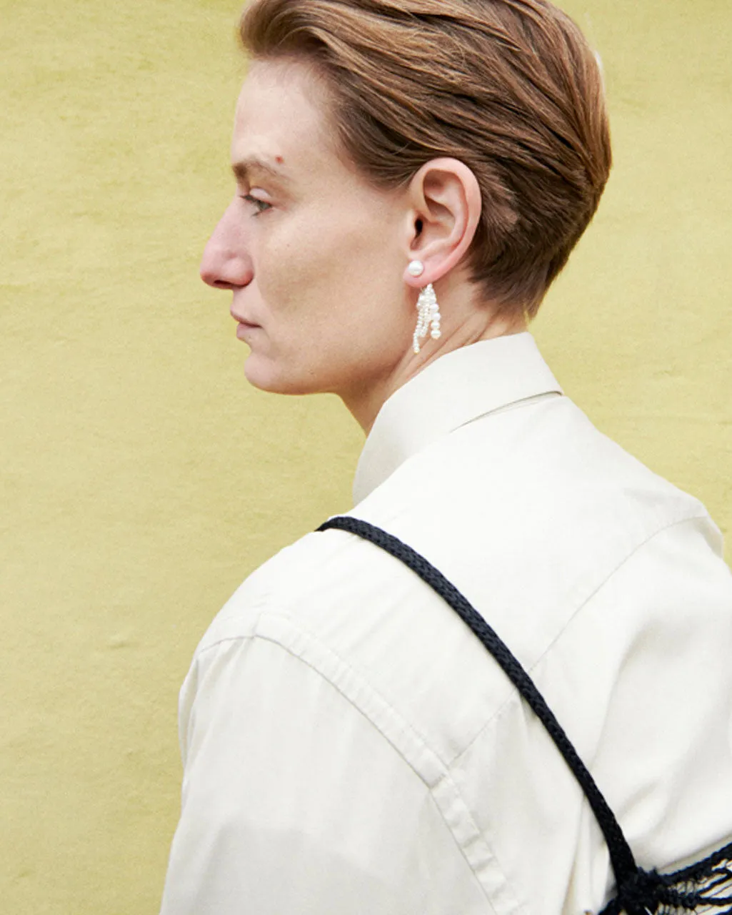 Completedworks Somerset boucles perles vermeil recyclé