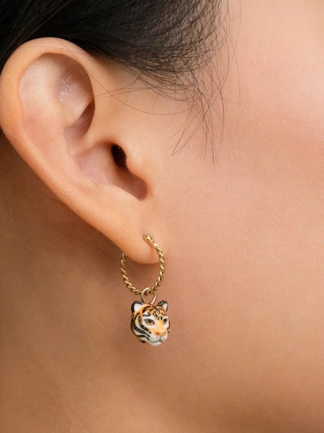 Nach Bijoux mini créole tigre boucle à l’unité