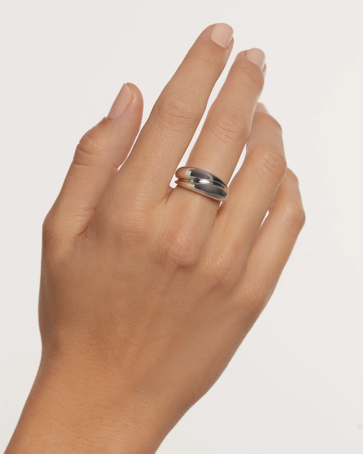 PDPAOLA Desire bague argent large sans pierre