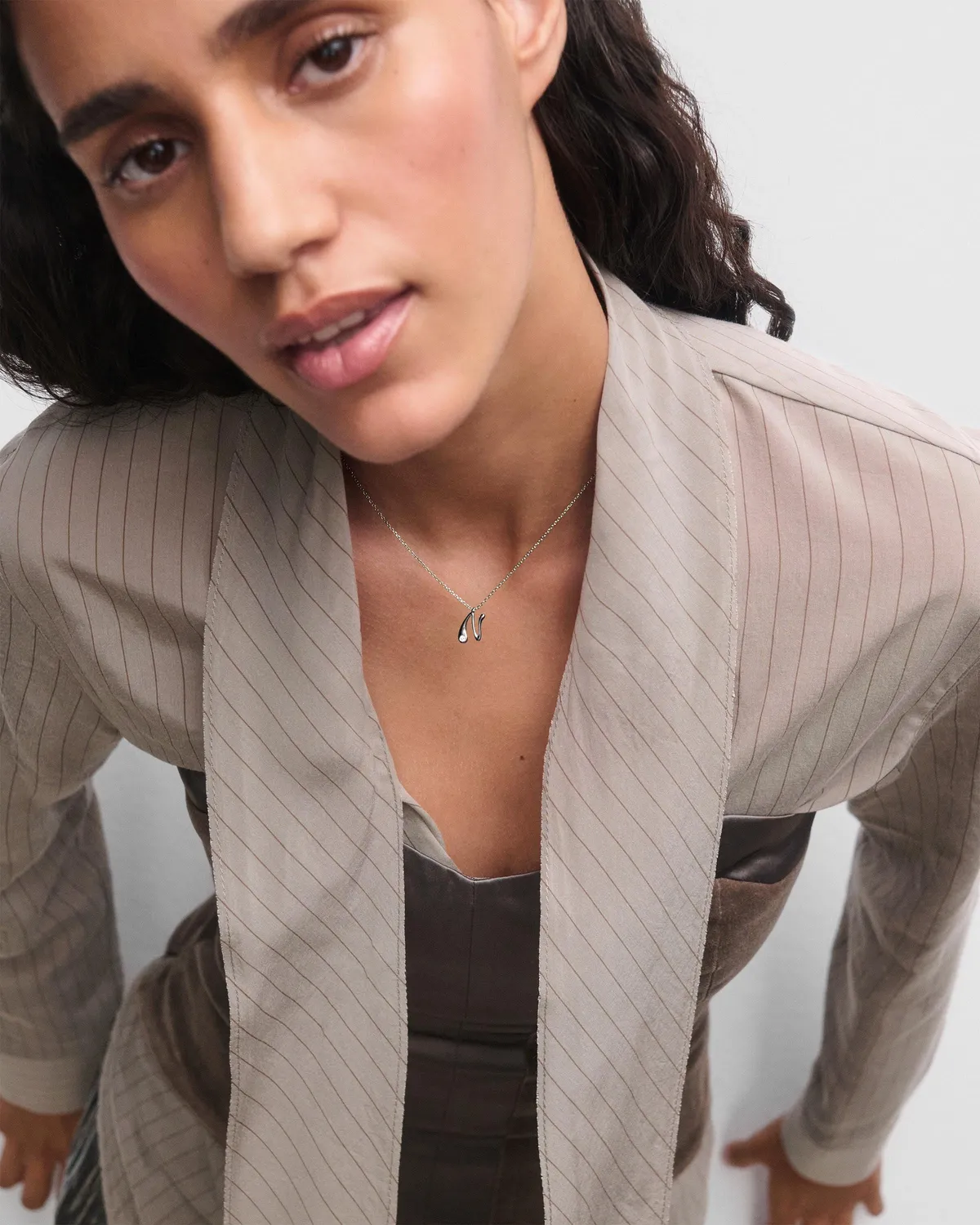 PDPAOLA N Initial collier lettre N argent 40-50 cm
