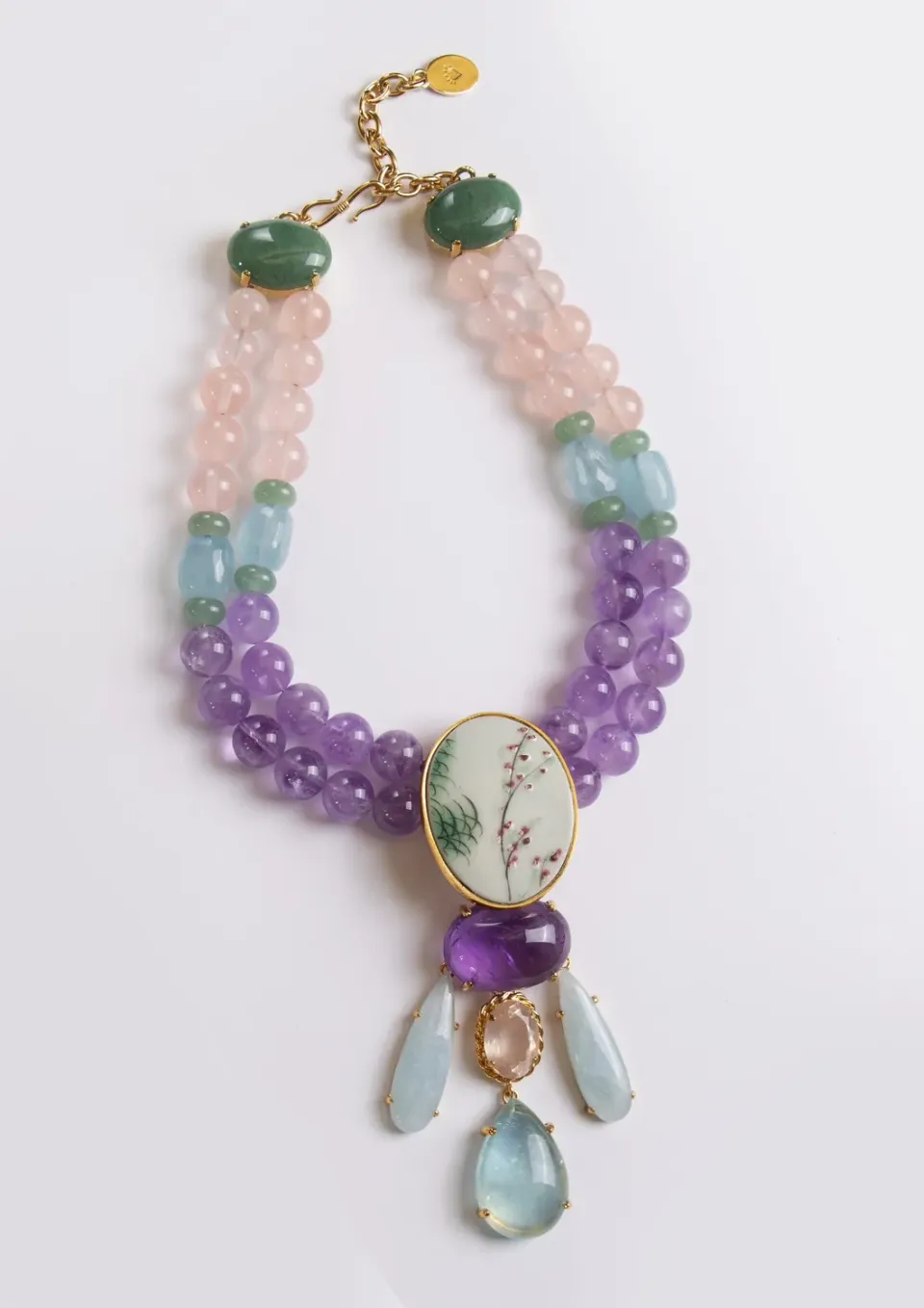 Philippe Ferrandis Jardin Japonais collier pièce unique