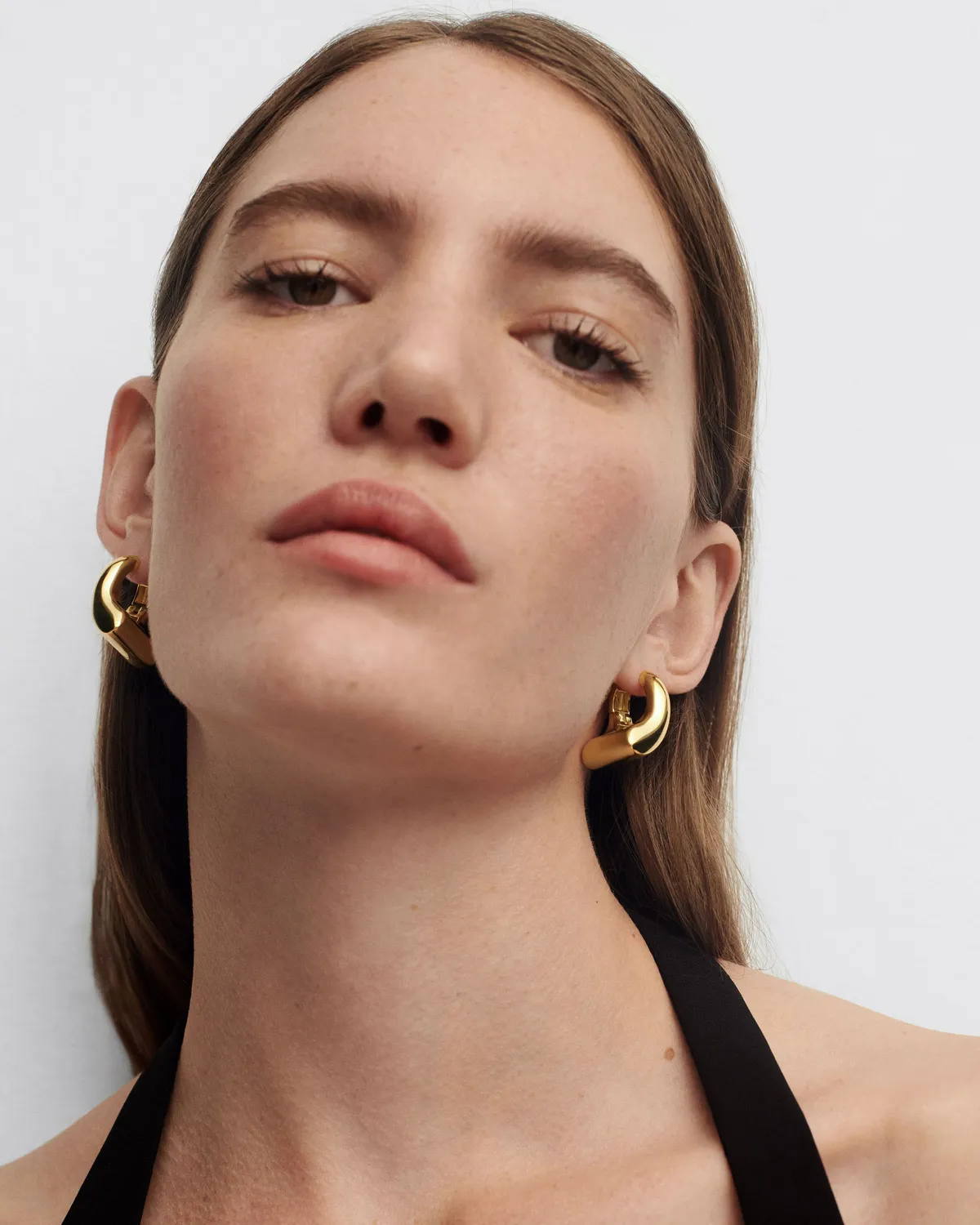 PDPAOLA Ibiza Hoops créoles épaisses plaqué or 24mm